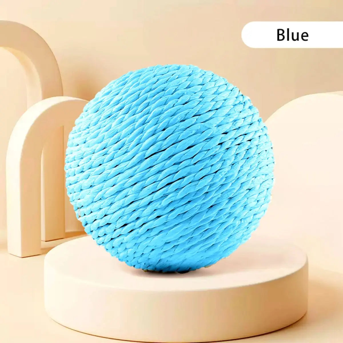 10CM Interactive Sisal Cat Scratching Ball Toy