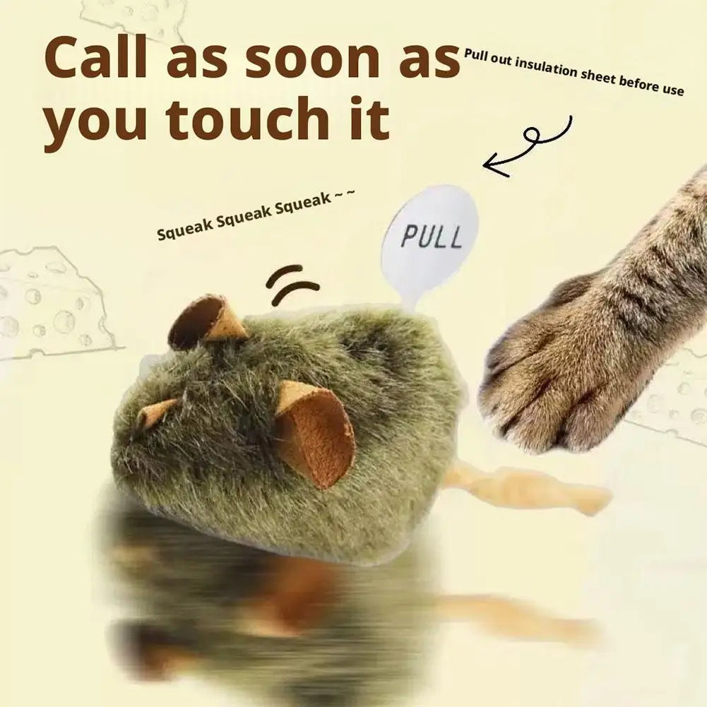 Electric Interactive Mouse Plush Toy