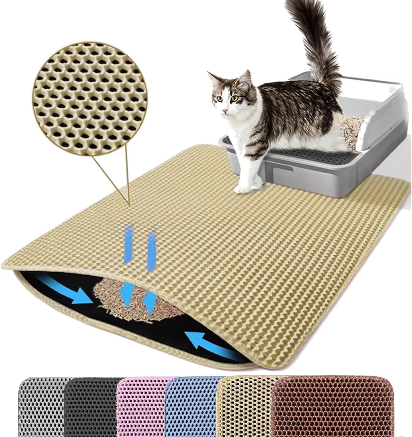 Cat Litter Mat - Double Layer