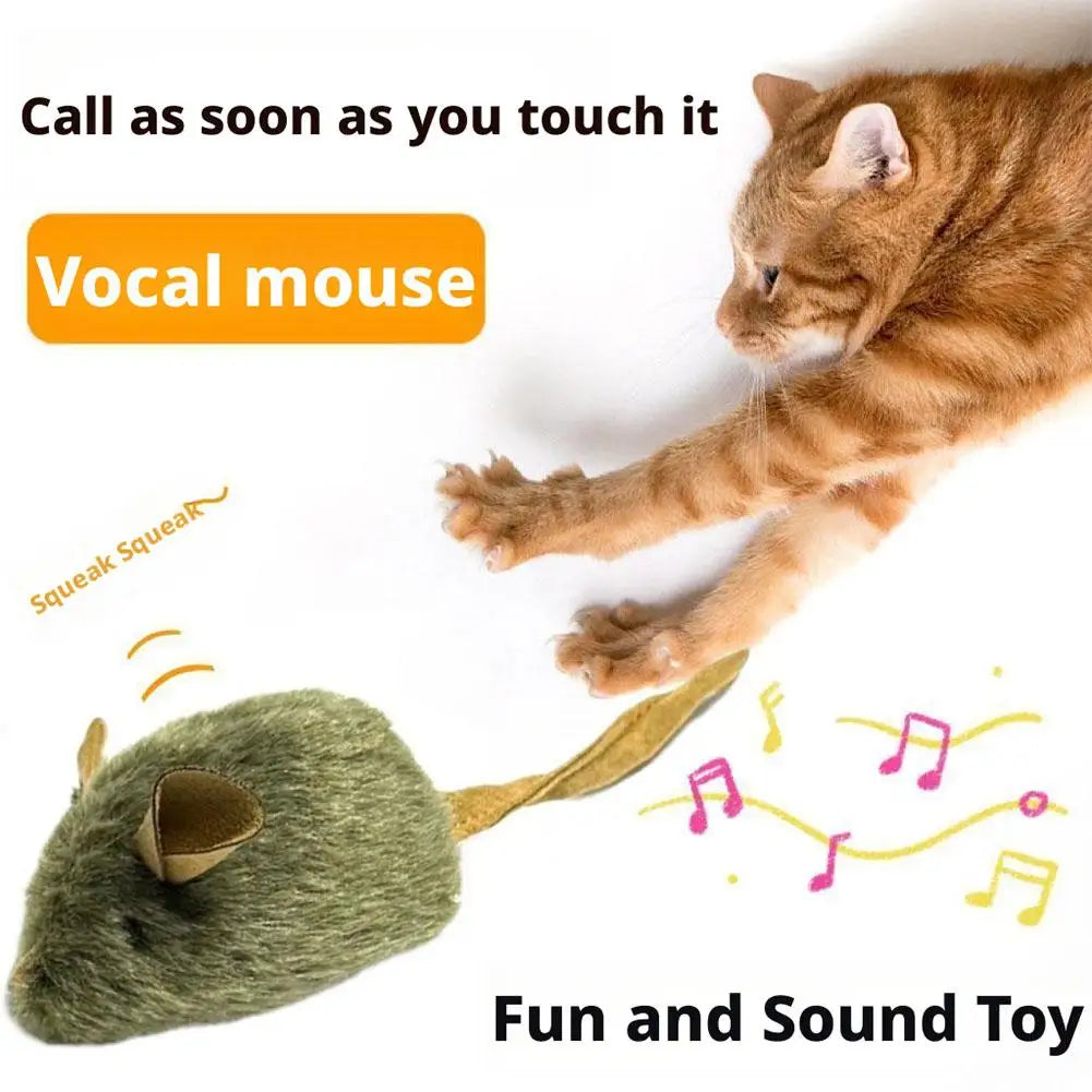 Electric Interactive Mouse Plush Toy