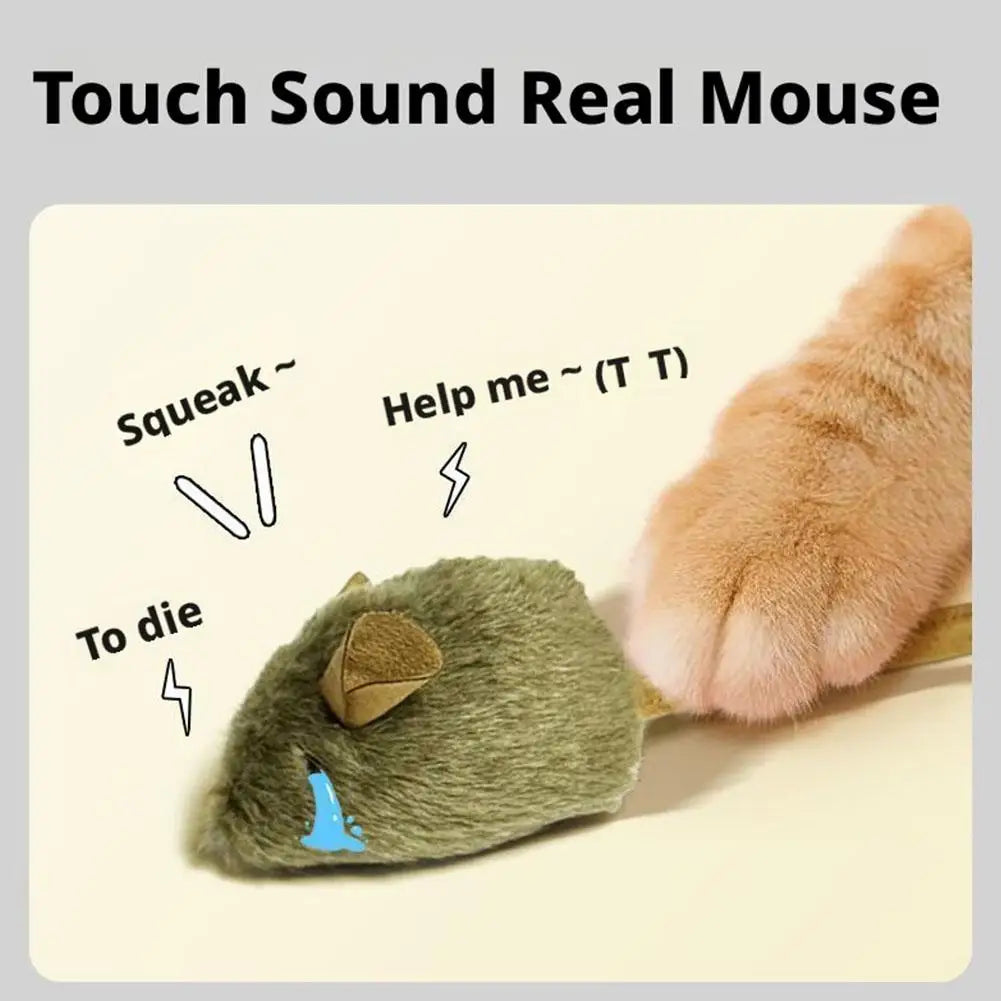 Electric Interactive Mouse Plush Toy