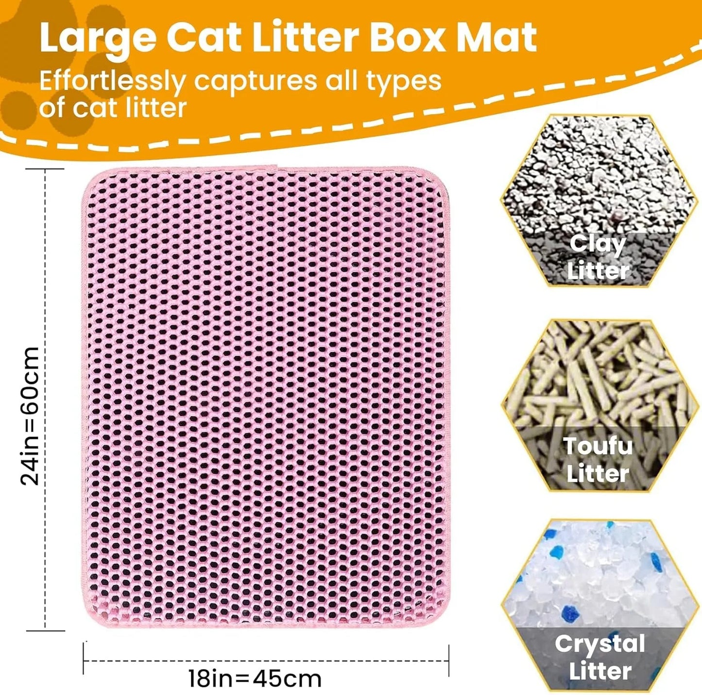 Cat Litter Mat - Double Layer