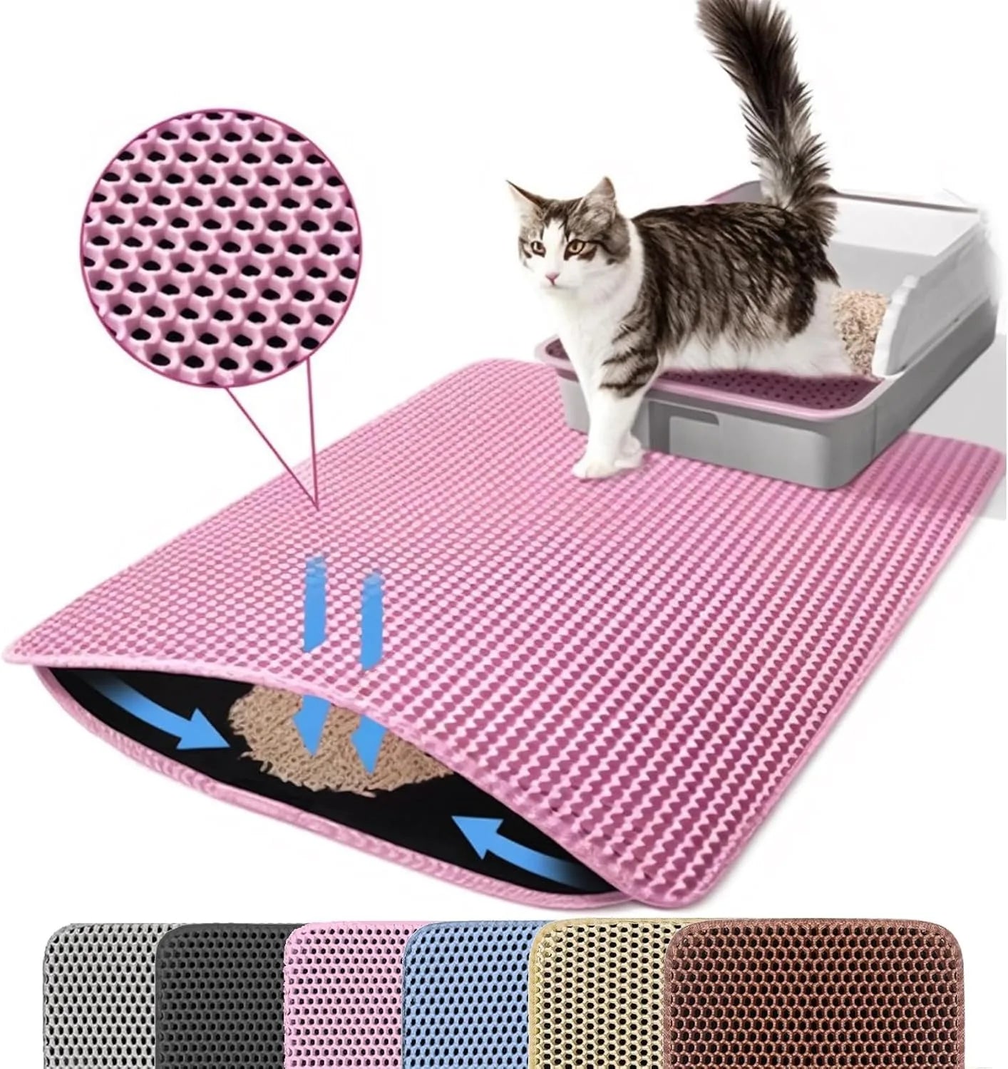Cat Litter Mat - Double Layer