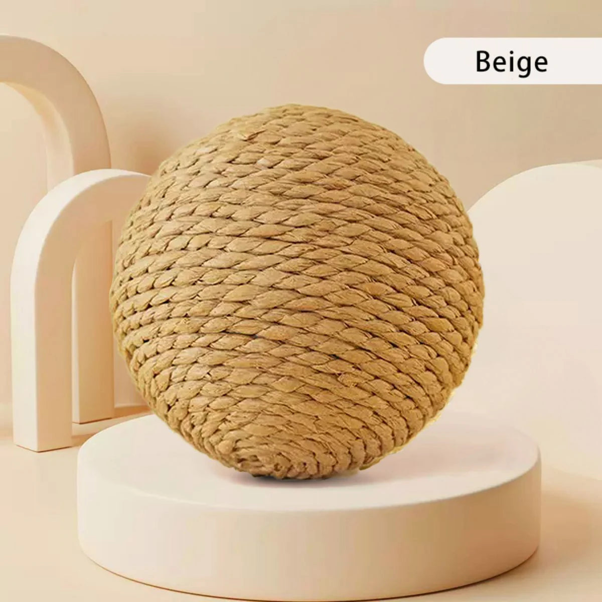 10CM Interactive Sisal Cat Scratching Ball Toy