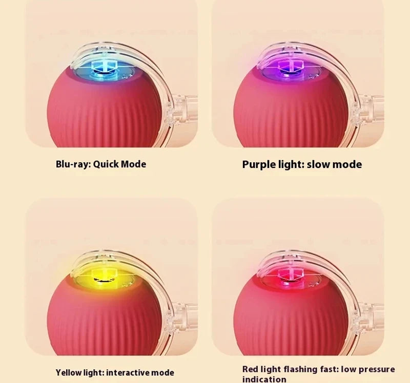Cat Interactive Ball Toys Automatic Rolling Ball Rechargeable