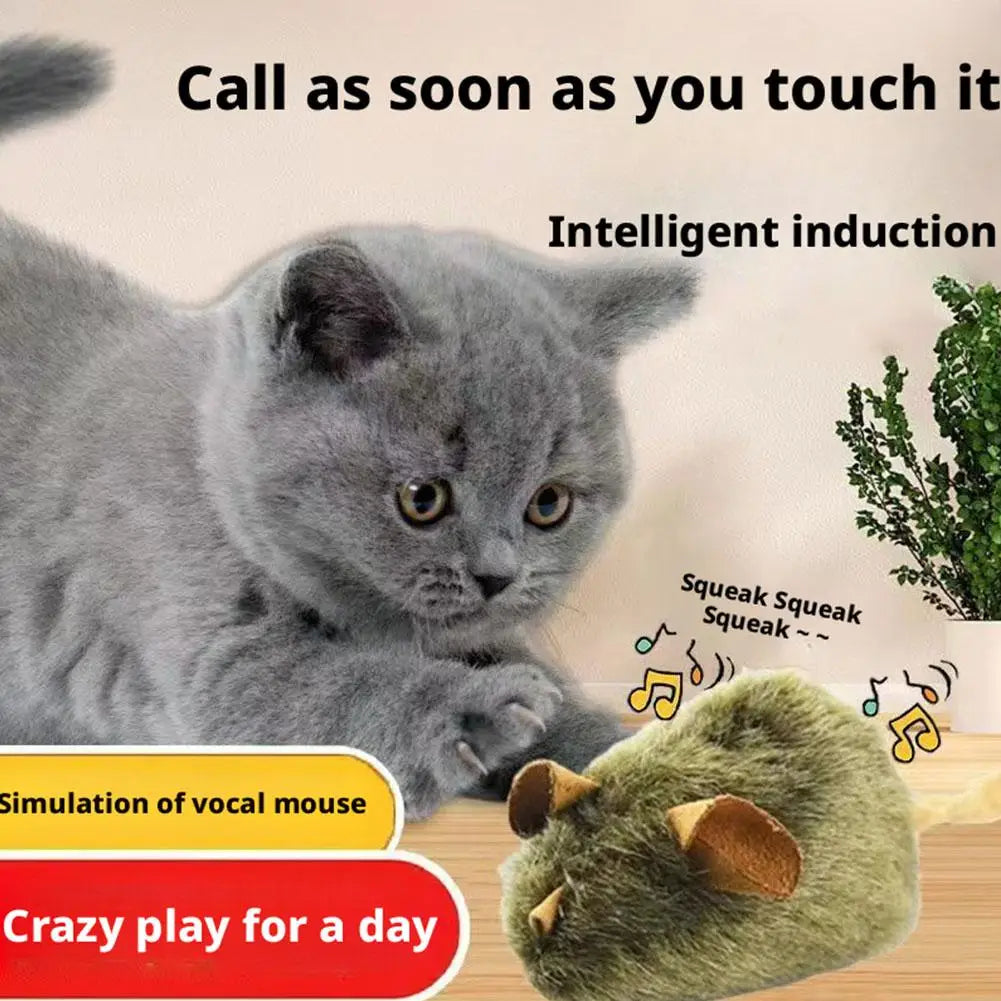Electric Interactive Mouse Plush Toy