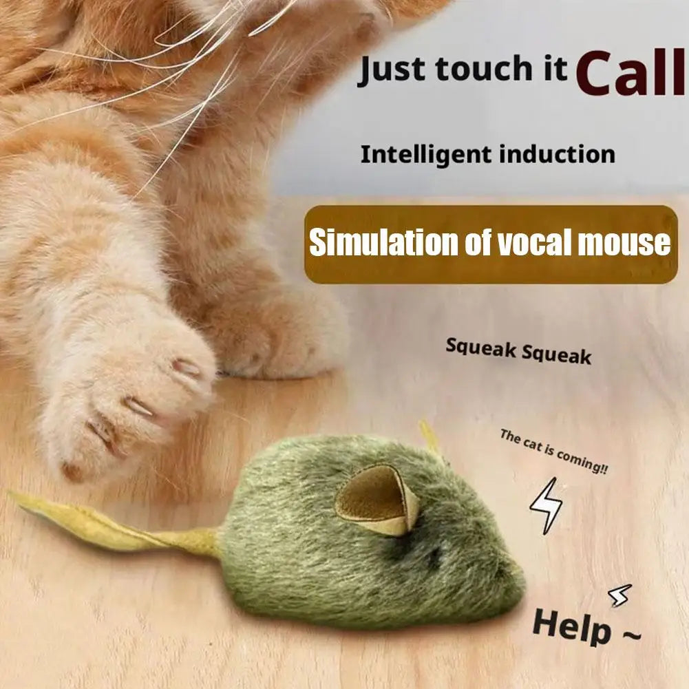 Electric Interactive Mouse Plush Toy