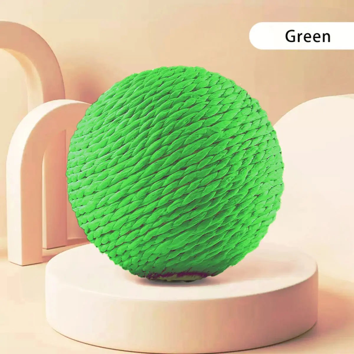 10CM Interactive Sisal Cat Scratching Ball Toy
