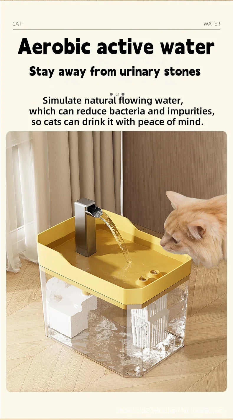 Cat Automatic Water Fountain