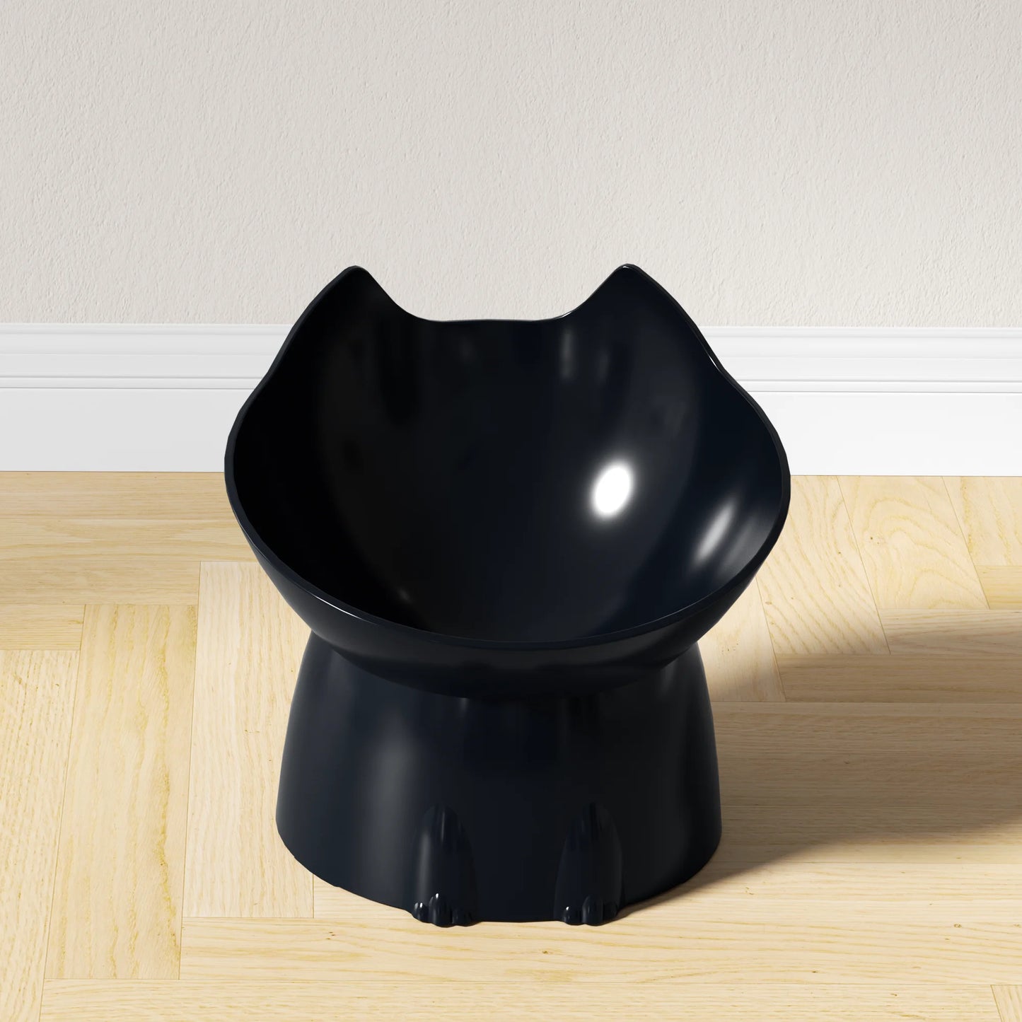 1pc Elevated Cat Bowl with Tilt
