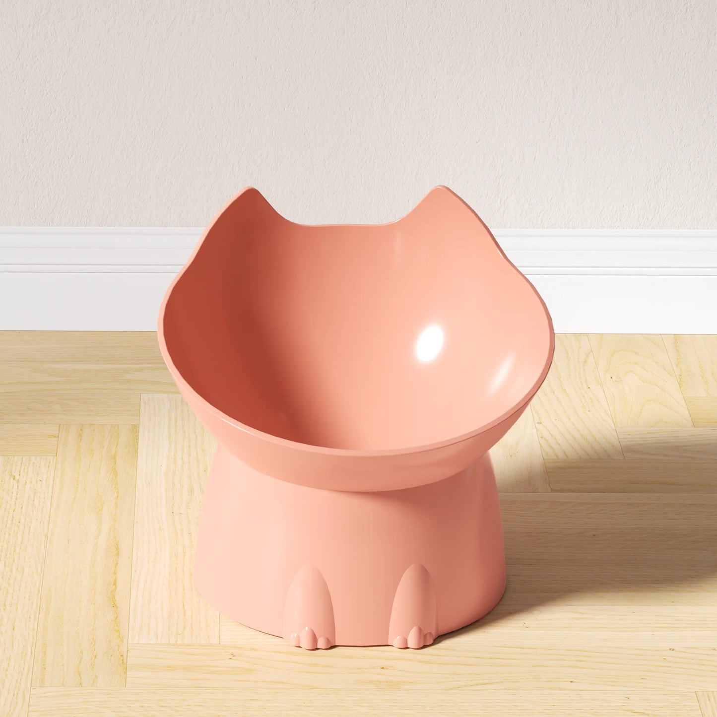 1pc Elevated Cat Bowl with Tilt