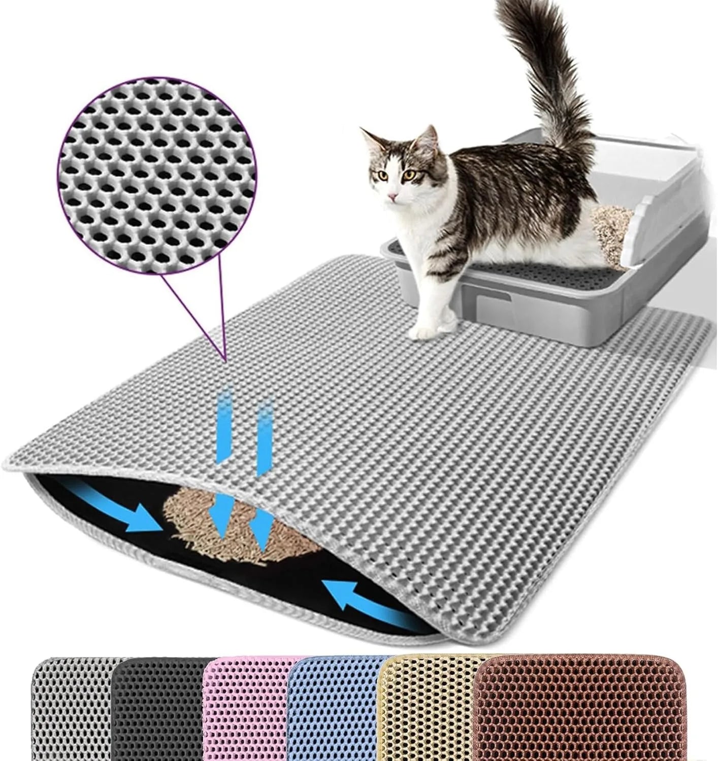 Cat Litter Mat - Double Layer